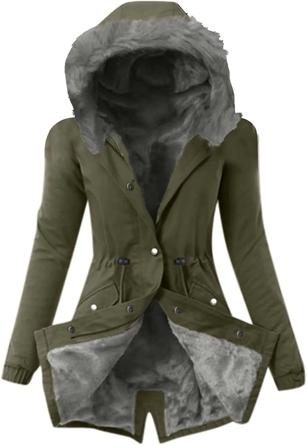 Winter Coats for Women, Womens Winter Puffer Jackets with Fur Hood