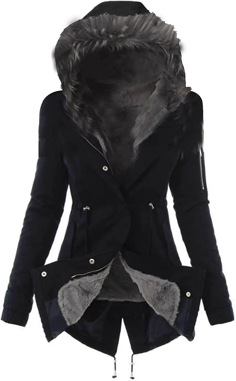Winter Coats for Women, Womens Winter Puffer Jackets with Fur Hood