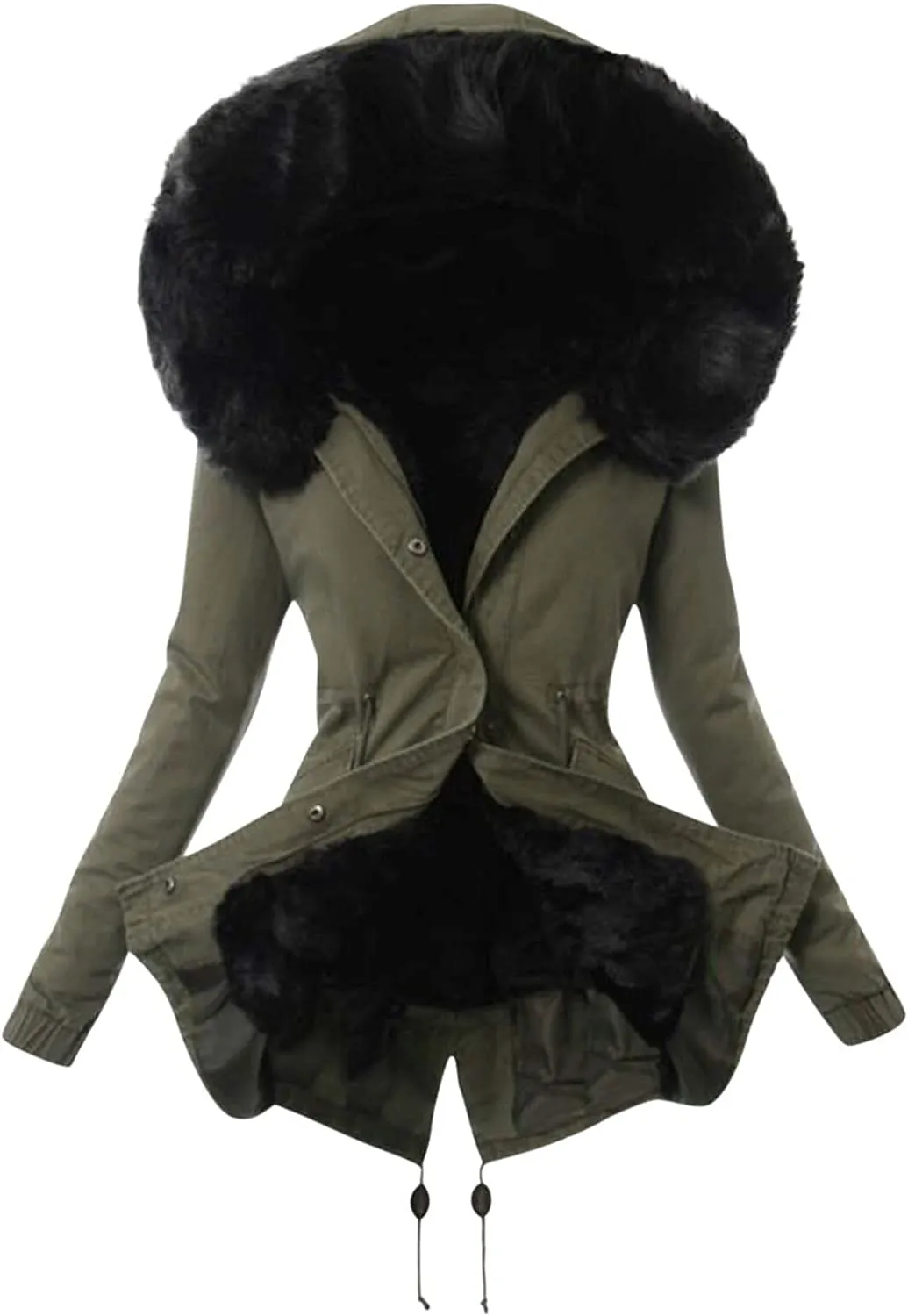 Winter Coats for Women, Womens Winter Puffer Jackets with Fur Hood