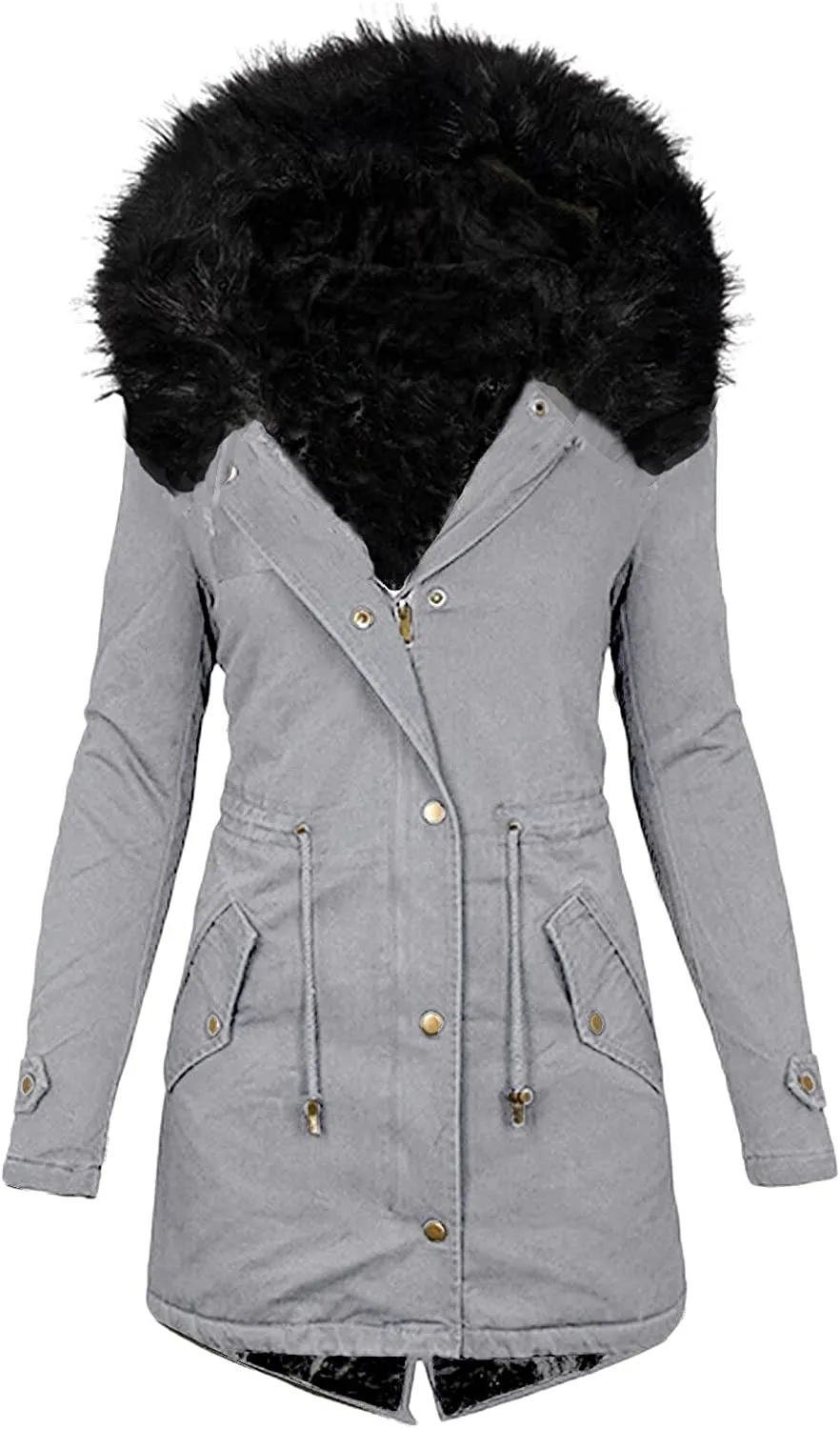 Winter Coats for Women, Womens Winter Puffer Jackets with Fur Hood