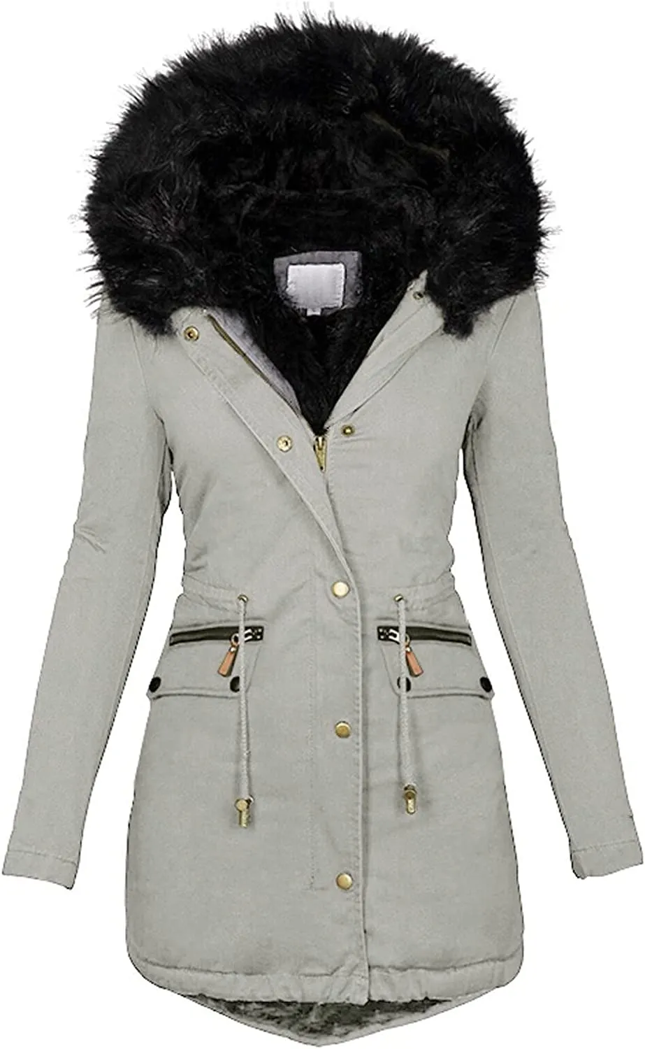Winter Coats for Women, Womens Winter Puffer Jackets with Fur Hood