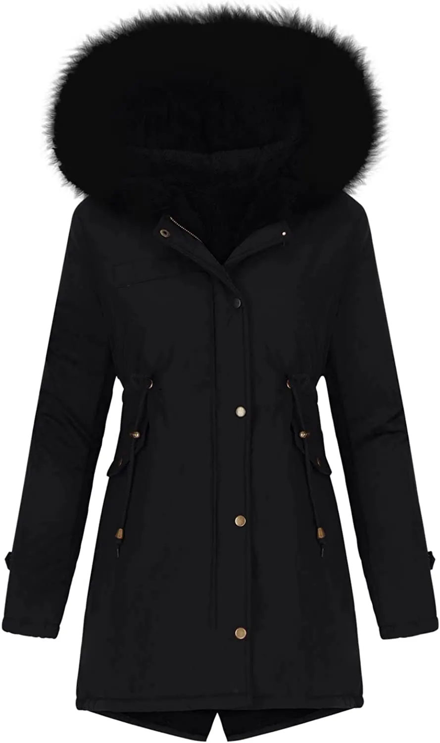 Winter Coats for Women, Womens Winter Puffer Jackets with Fur Hood