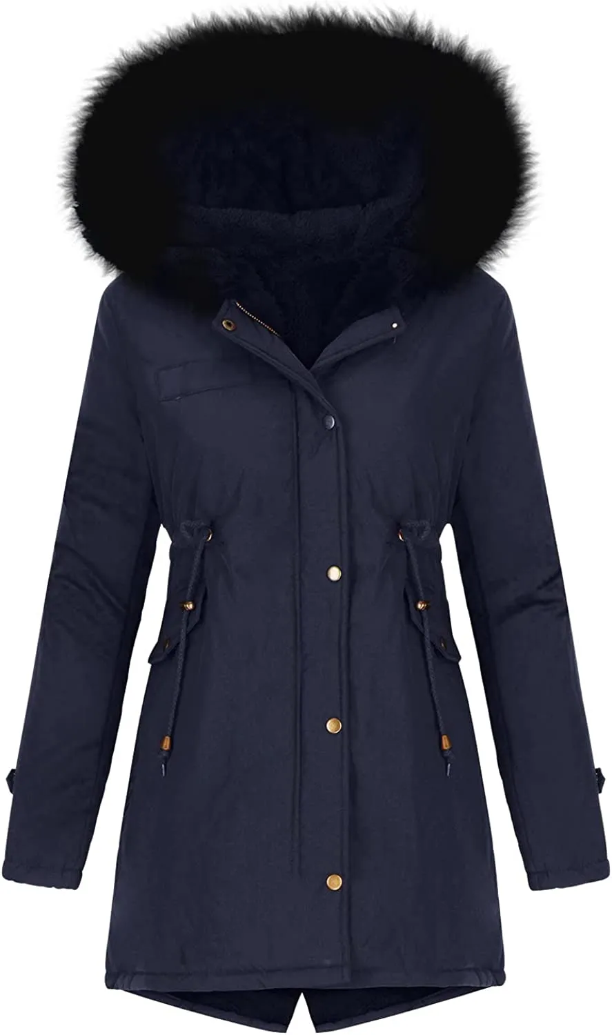 Winter Coats for Women, Womens Winter Puffer Jackets with Fur Hood