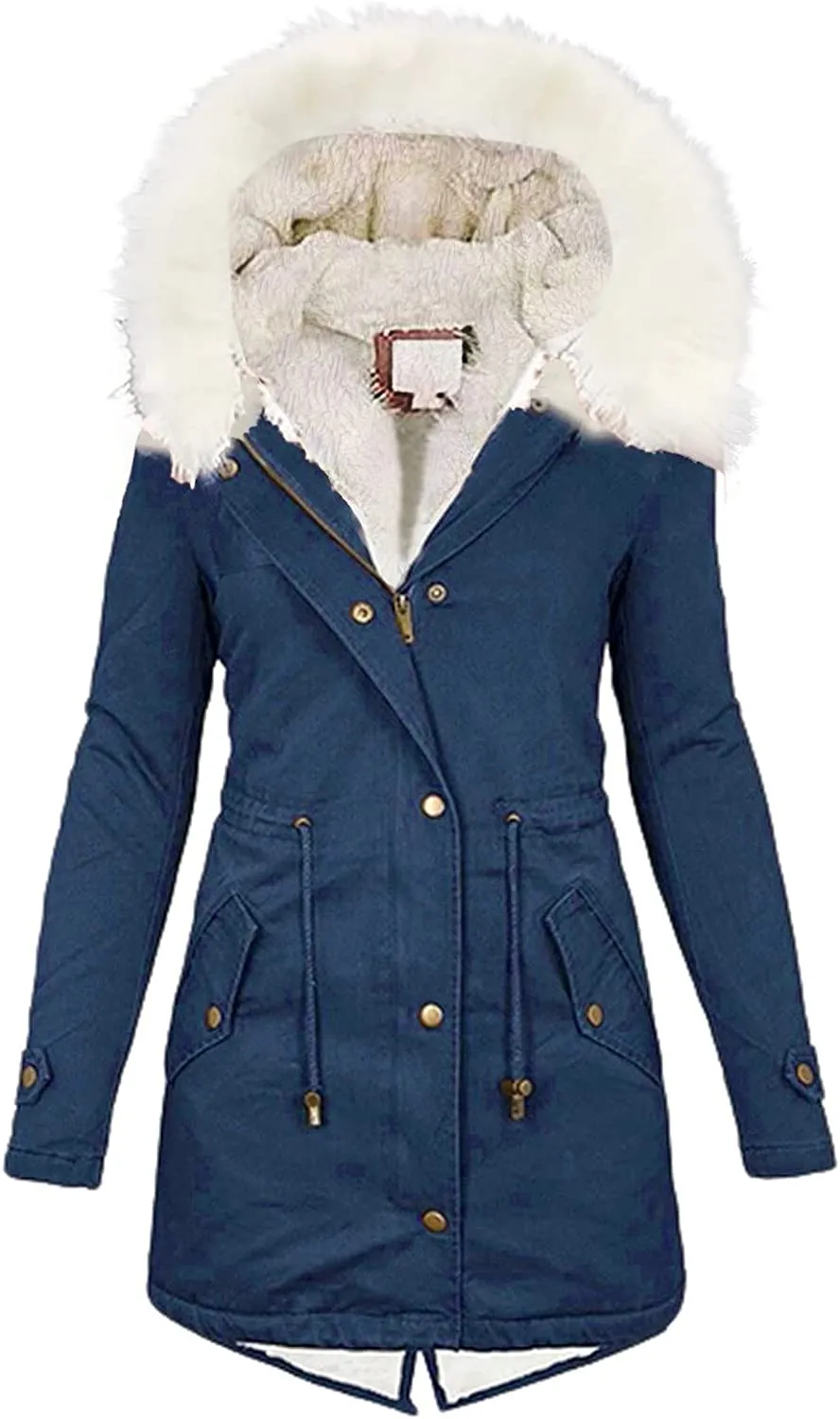 Winter Coats for Women, Womens Winter Puffer Jackets with Fur Hood