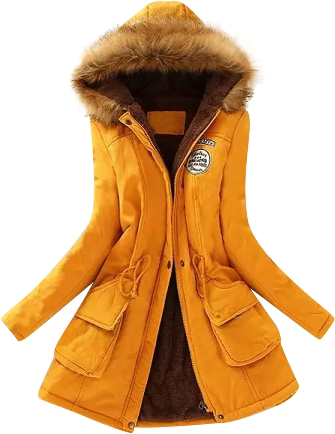 Winter Coats for Women, Womens Winter Puffer Jackets with Fur Hood