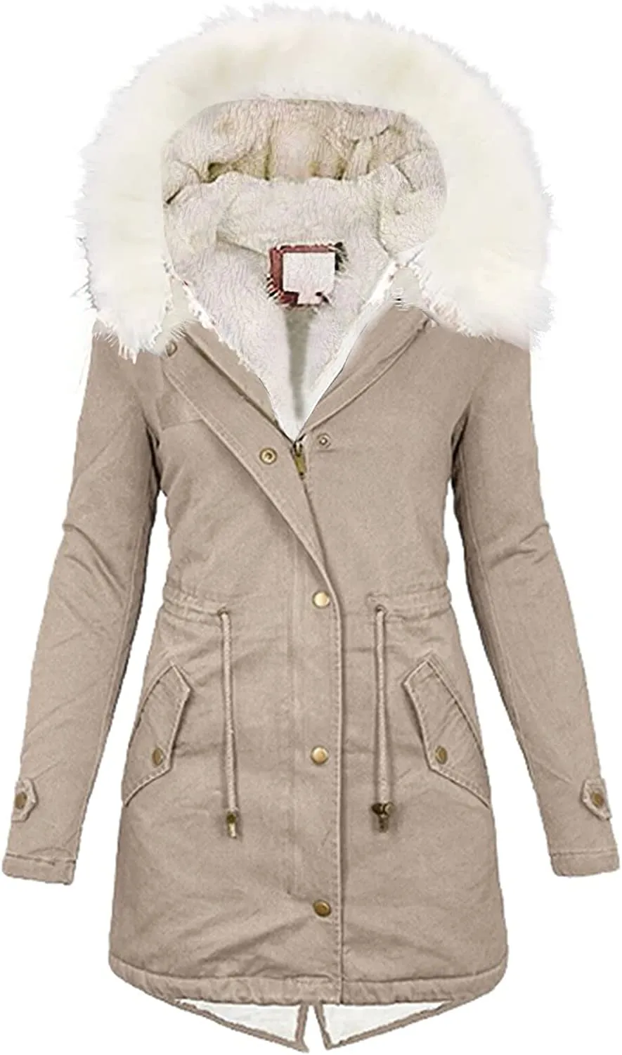Winter Coats for Women, Womens Winter Puffer Jackets with Fur Hood
