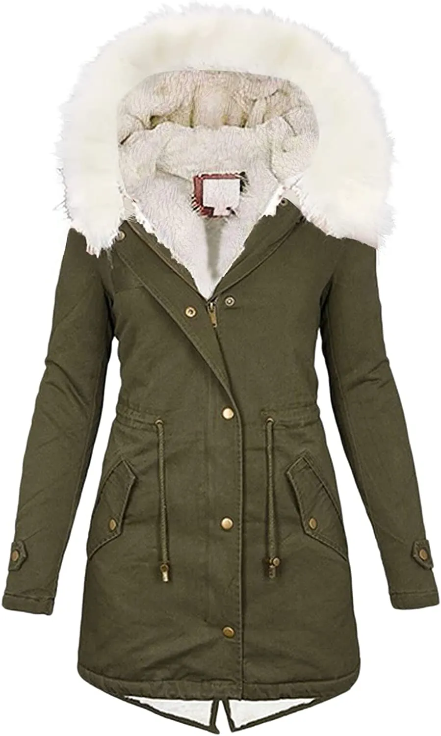Winter Coats for Women, Womens Winter Puffer Jackets with Fur Hood