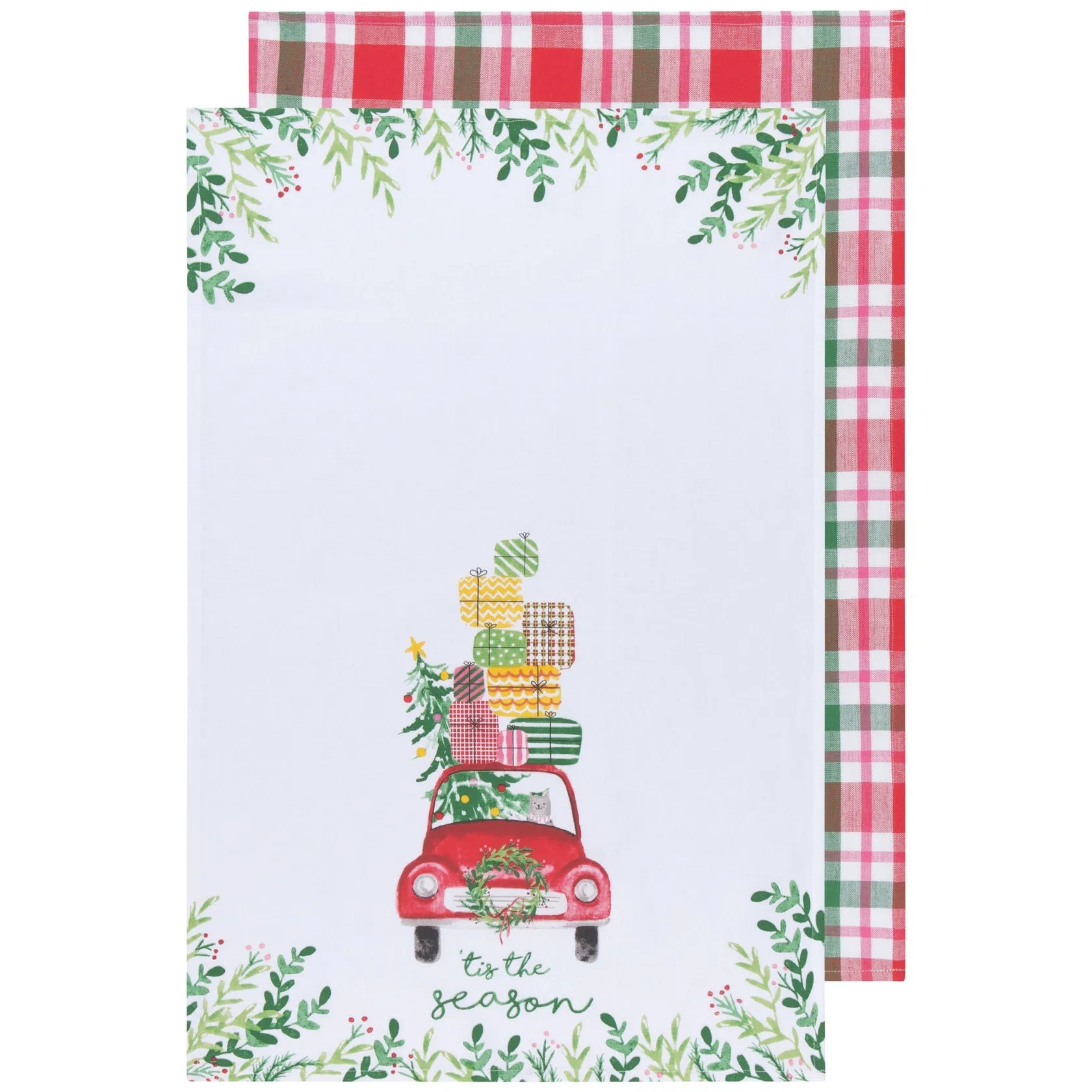 Winter Wheels Tea Towel Set