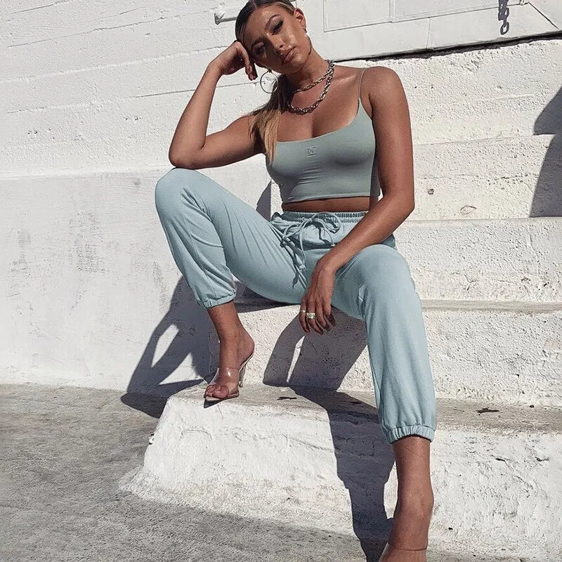 Women's Autumn Casual Elastic High Waist Pants
