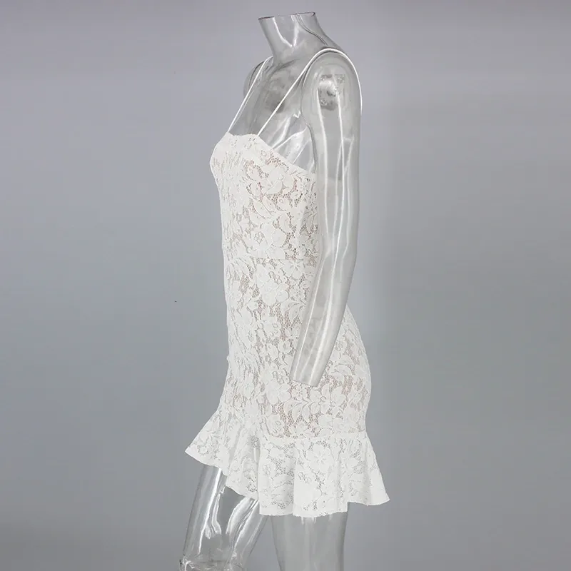 Women's Summer Sheath Lace Mini Sleeveless Dress